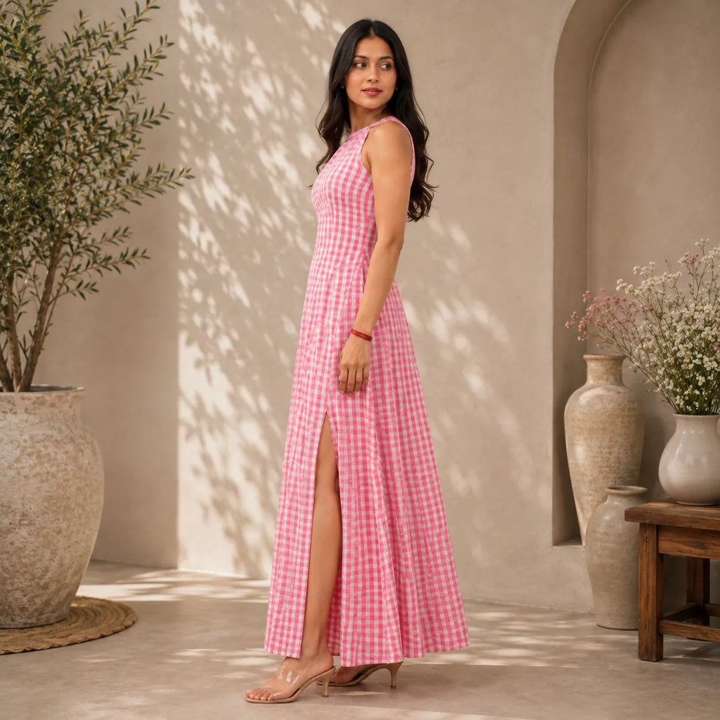 The French Meadow Halter Dress