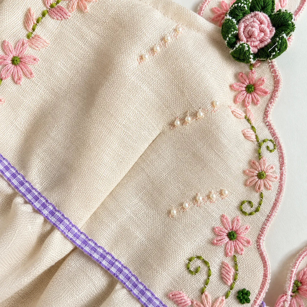 Rose Empire Top (Hand embriodery)